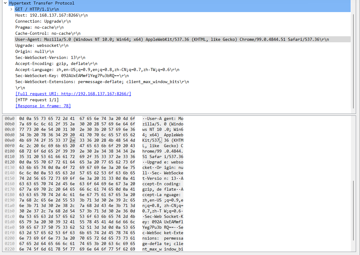 Packet Using JavaScript